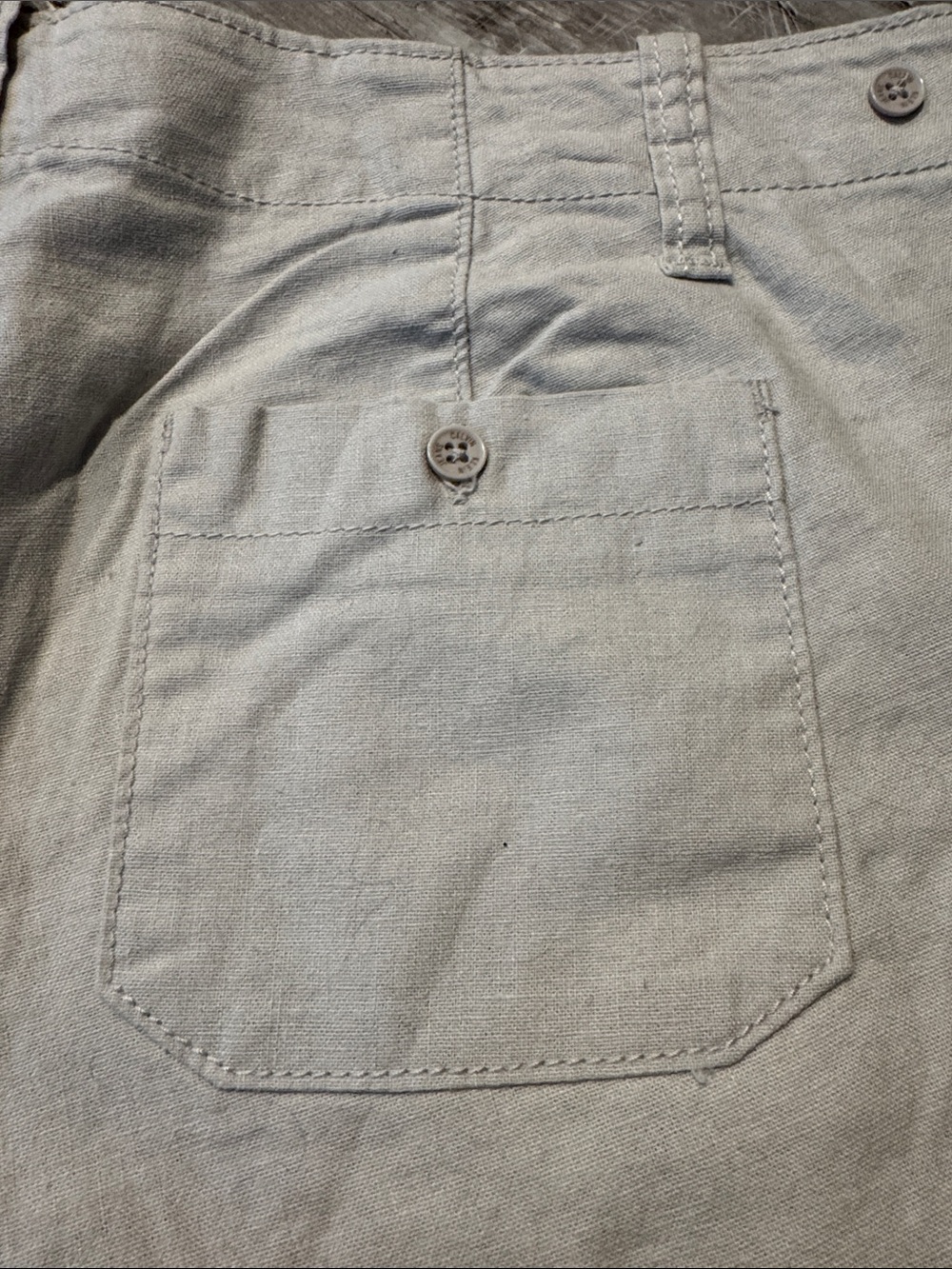 Calvin Klein Women's Cargo Shorts in Light Beige - Picture 5 of 7